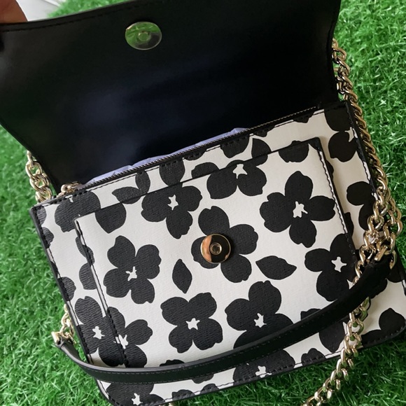 Kate Spade remi graphic blooms flap chain crossbody - Picture 6 of 16